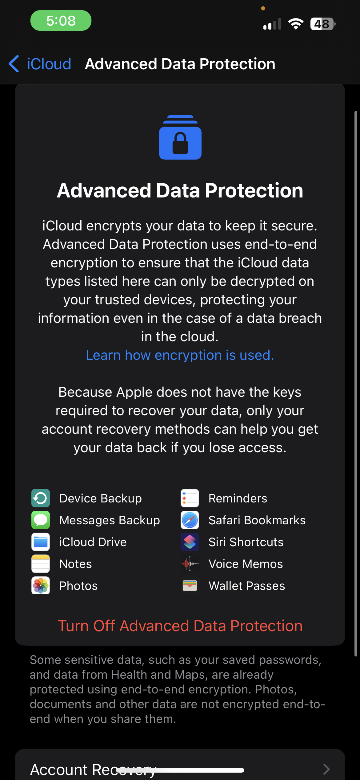 Should iPhone users use security keys and Advanced Data Protection